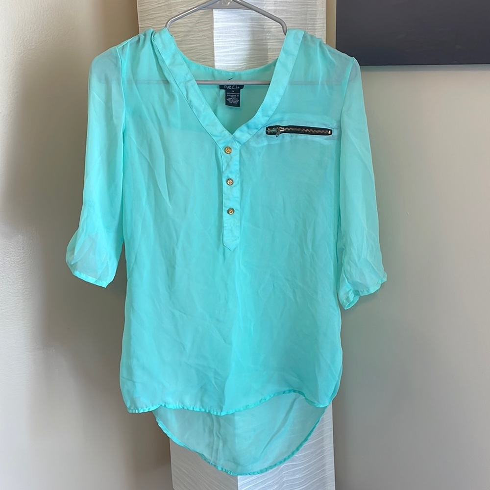 Small Rue21 Green Blouse